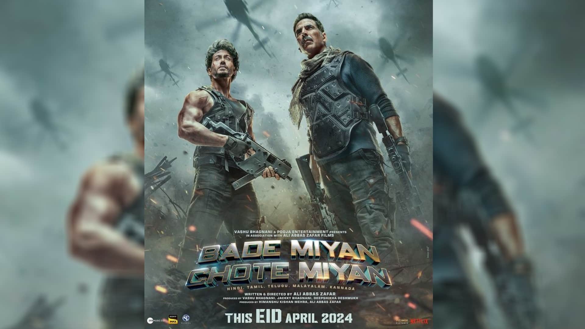 Bade Miyan Chote Miyan Jordan schedule Wrap Up Akshay Kumar Tiger Shroff masti in mud picture goes viral