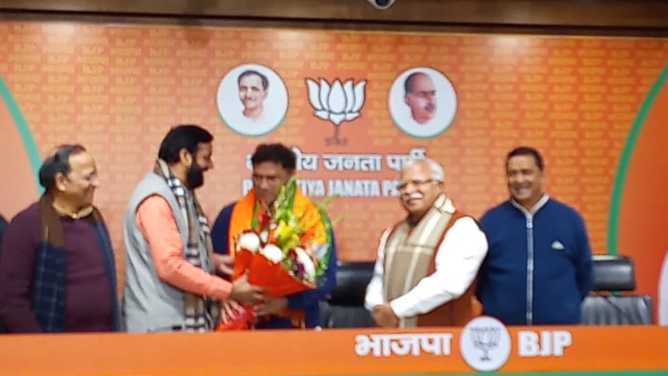 Ashok Tanwar joined BJP in New Delhi