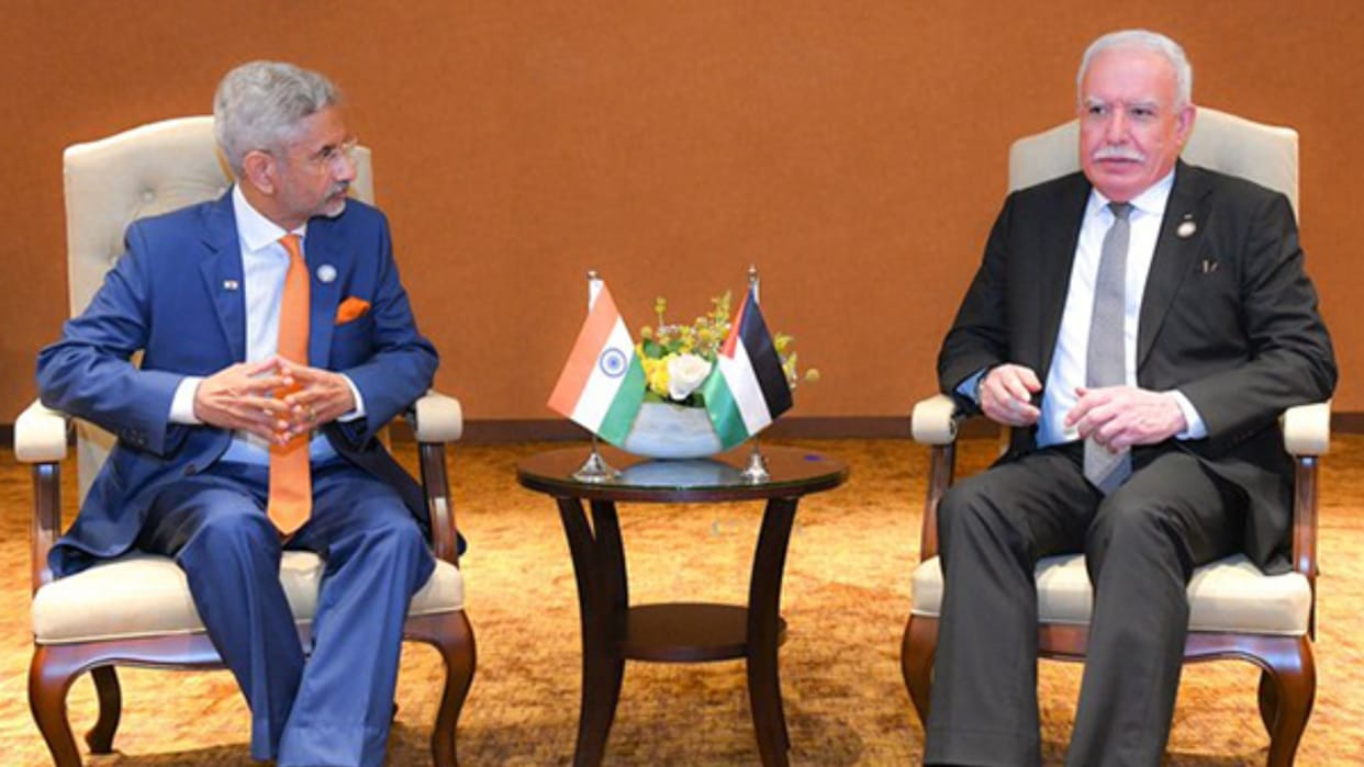 NAM Summit: EAM S Jaishankar met with Palestine's Foreign Minister Dr Riyad al-Maliki