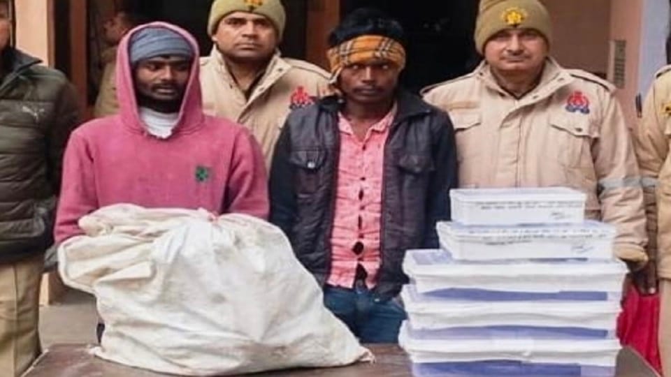 Illegal weapons were being made in a half-built house police arrested two accused