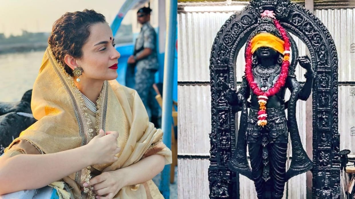 Kangana Ranaut heads to Ayodhya  Ram Mandir Actress shares her Excitement and says new chapter has started