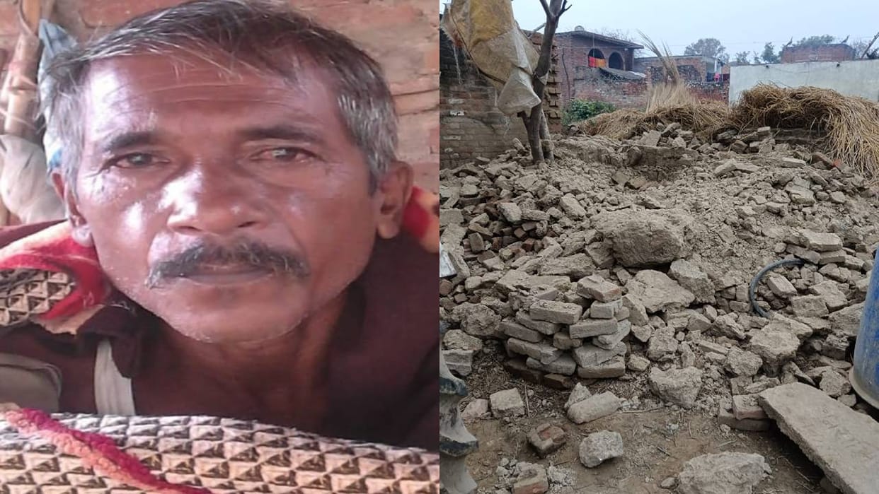 Middle aged man dies after being buried under debris after mud wall collapses in Mainpuri