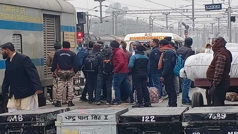 Moradabad: Dead body of employee brought in railway luggage coach, Moradabad resident dies in Jammu