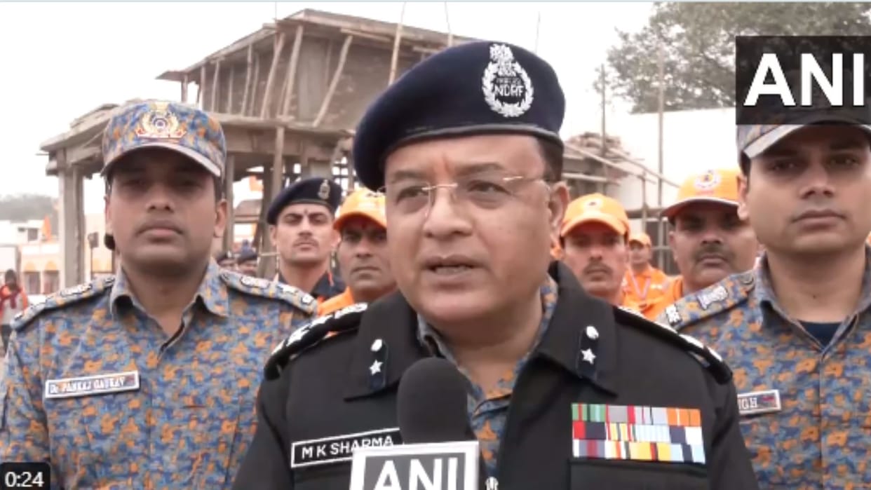 DIG NDRF Varanasi said three teams deployed to deal with disaster regarding Ram Mandir Pran Pratistha ceremony