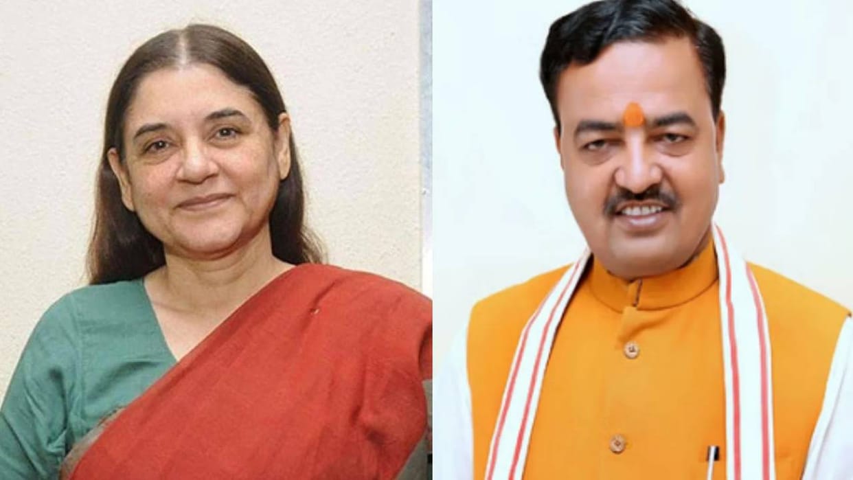 Maneka Gandhi overwhelmed after seeing new Ayodhya while Deputy CM Keshav Maurya also reached Ramnagari