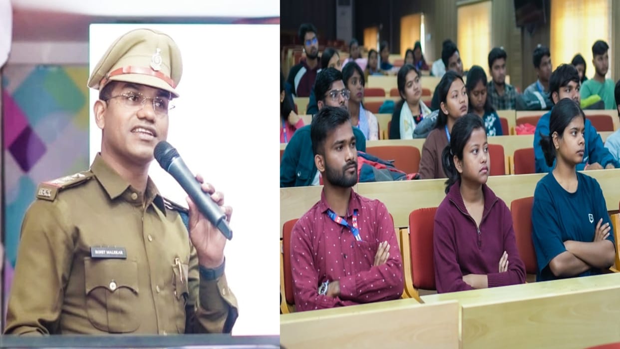 Road Safety Week: Traffic and police station in Raipur told students to follow traffic rules like this