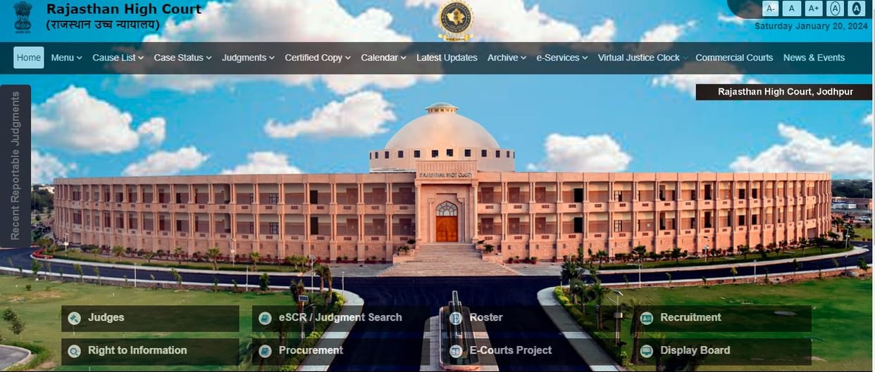 Rajasthan HC JPA recruitment notification out, apply for 30 posts from February 9