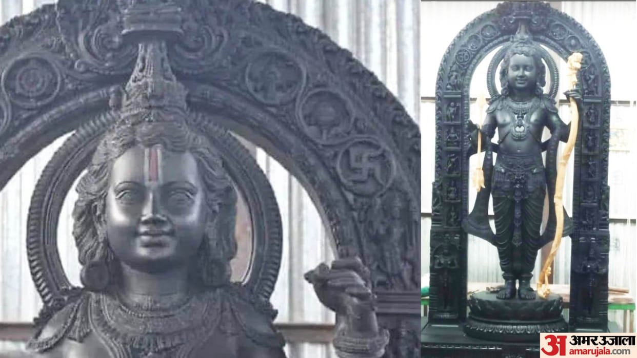 Ayodhya Ram Mandir: Ramlalla takes his place in his temple.