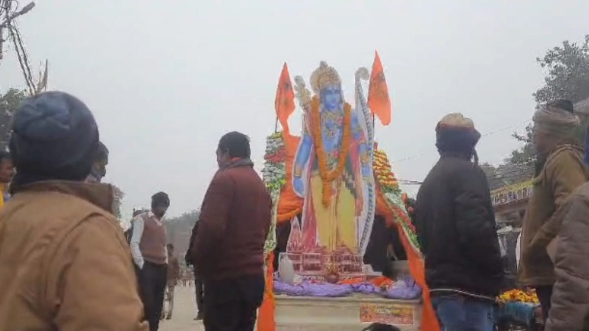 Ram Van Gaman Marg will be saffron from Shringverpur to Ayodhya, Ram Sena took out the journey.