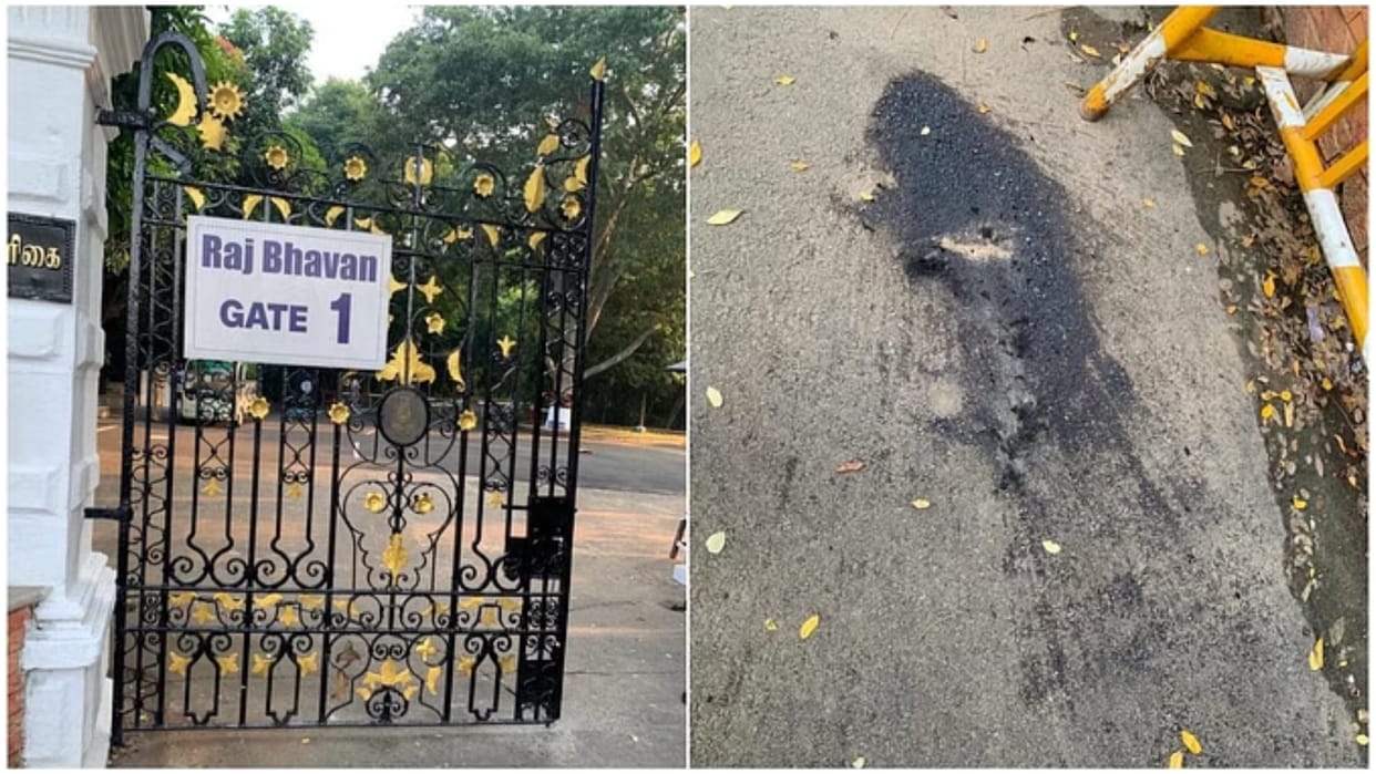 Tamil Nadu: NIA has filed a charge sheet against one person in Raj Bhavan Petrol bomb case