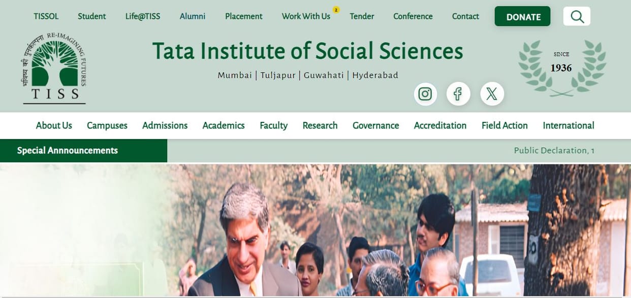 Tata Institute of Social Sciences cautioned any protest on campus against Ram Temple consecration ceremony