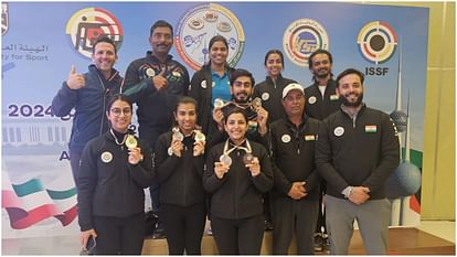 Asian Shooting: Gurjot and Reza won bronze, eight medals in India's bag