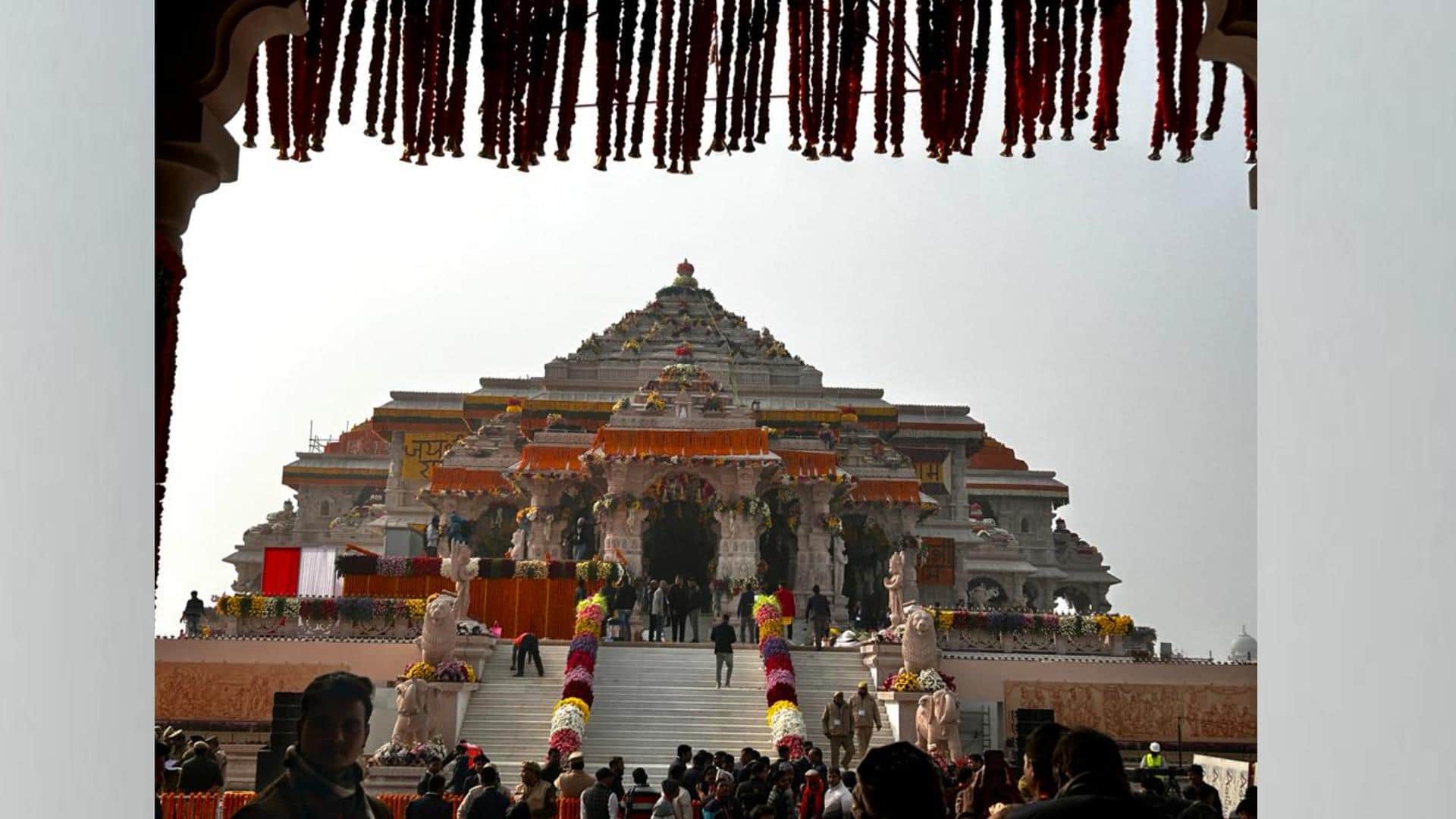 Ayodhya Ram mandir : Latest pics of Ram temple in Ayodhya.