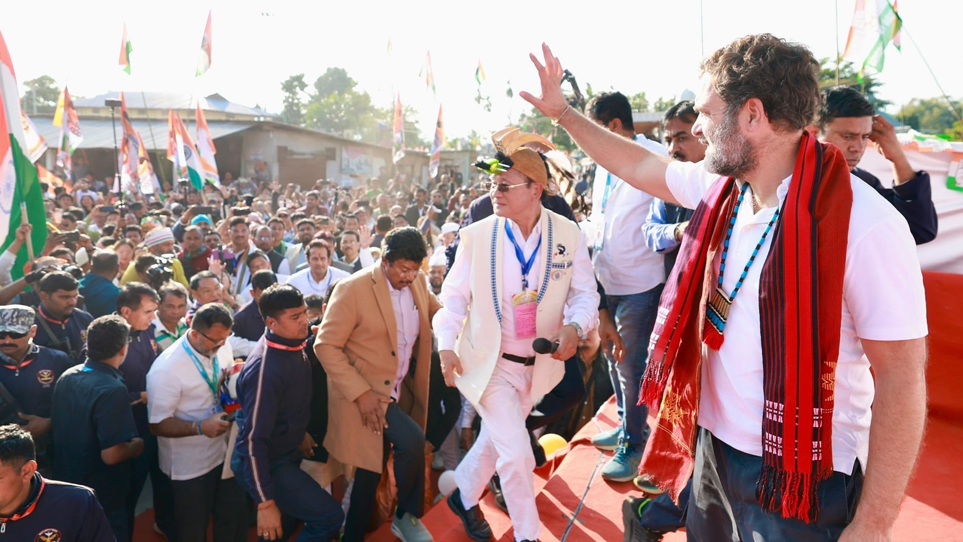 Rahul Gandhi meets Arunachal woman whose father-in-law was 'abducted' by China's PLA