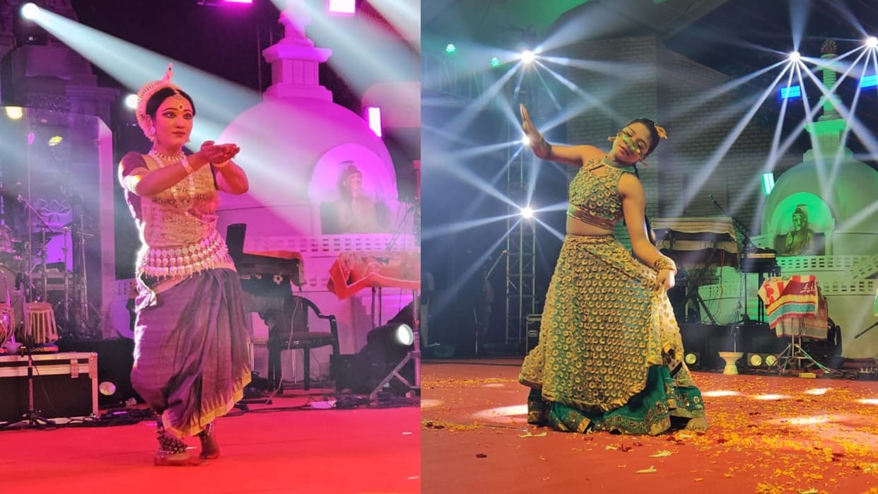 Bihar News : Artists participated on International Buddhist Festival IPS daughter also participated in Gaya.