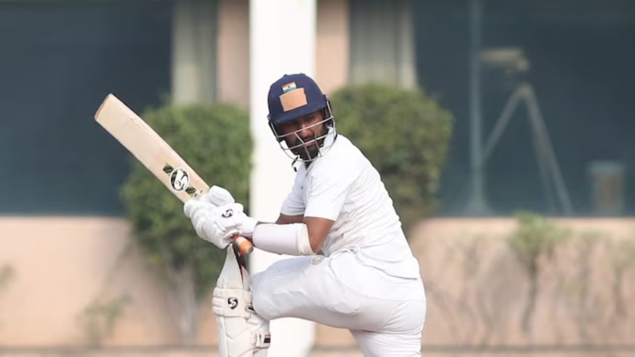 Ranji Trophy Cheteshwar Pujara completes 20 thousand runs in first class joins Gavaskar Sachin Rahul Dravid