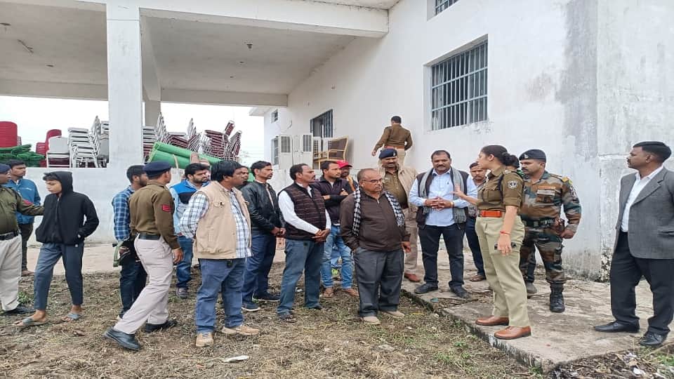 एसपी ने मेला स्थल का निरीक्षण किया