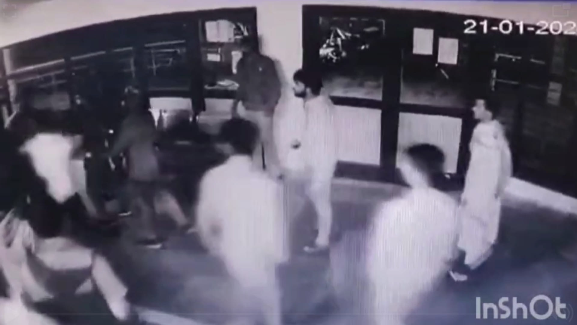 घटना का सीसीटीवी फुटेज