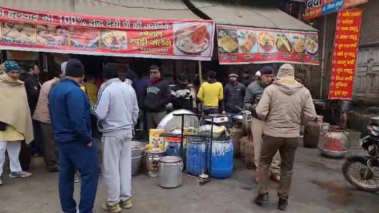 Miscreants opened fire on a shop in Gohana of Haryana