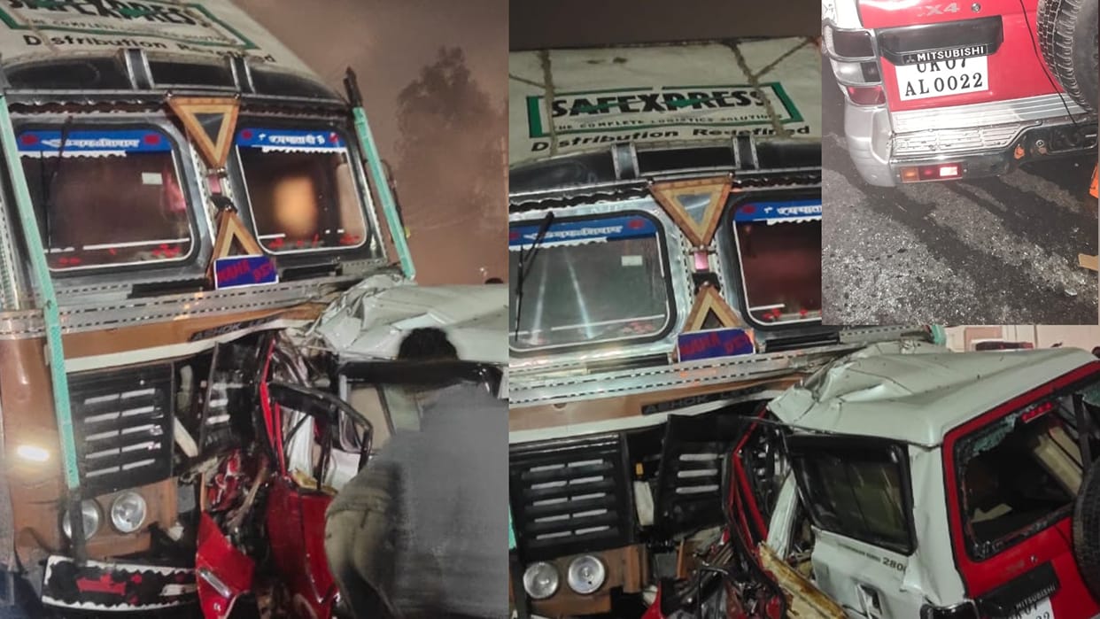 Panipat Accident: One person died in the collision of car and truck