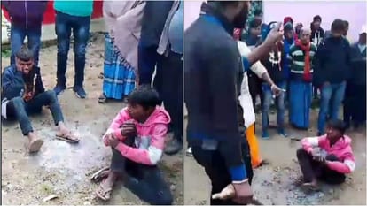 Munger: Villagers beat up 2 thieves, including 2 minors, over paddy theft and paraded them around village