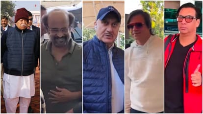 प्राण प्रतिष्ठा कार्यक्रम के लिए अयोध्या रवाना हुई कई हस्तियां