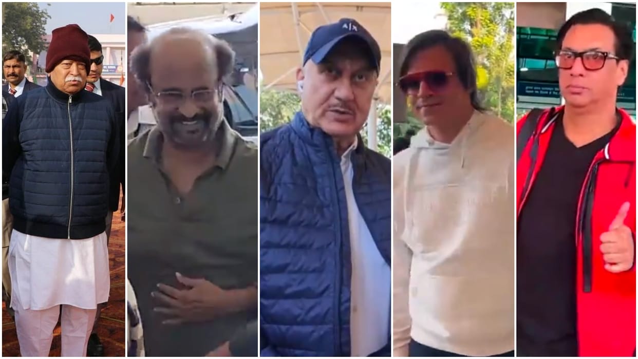 Ayodhya Ram Mandir Inauguration: Celebs to Attend Ayodhya Ram Mandir Pran Pratishtha Program Updates