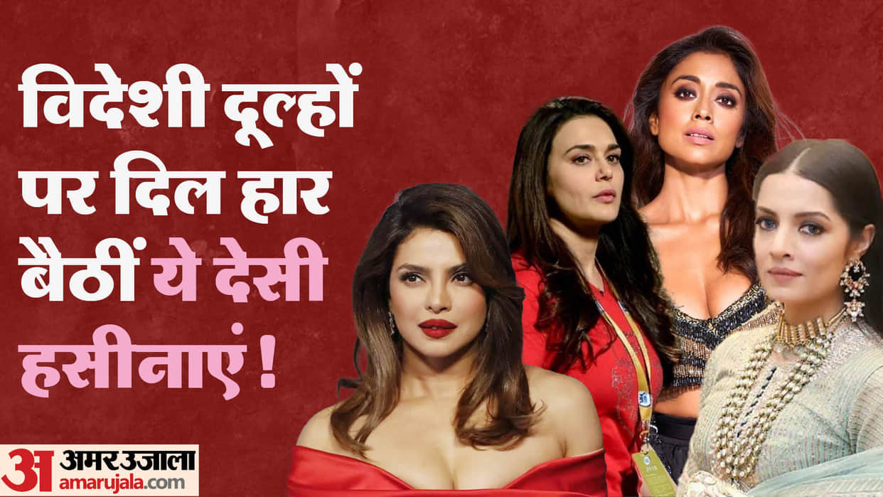 These bollywood divas got married to foreigners groom Priyanka Chopra Celina Jaitly Shriya Saran Preity Zinta