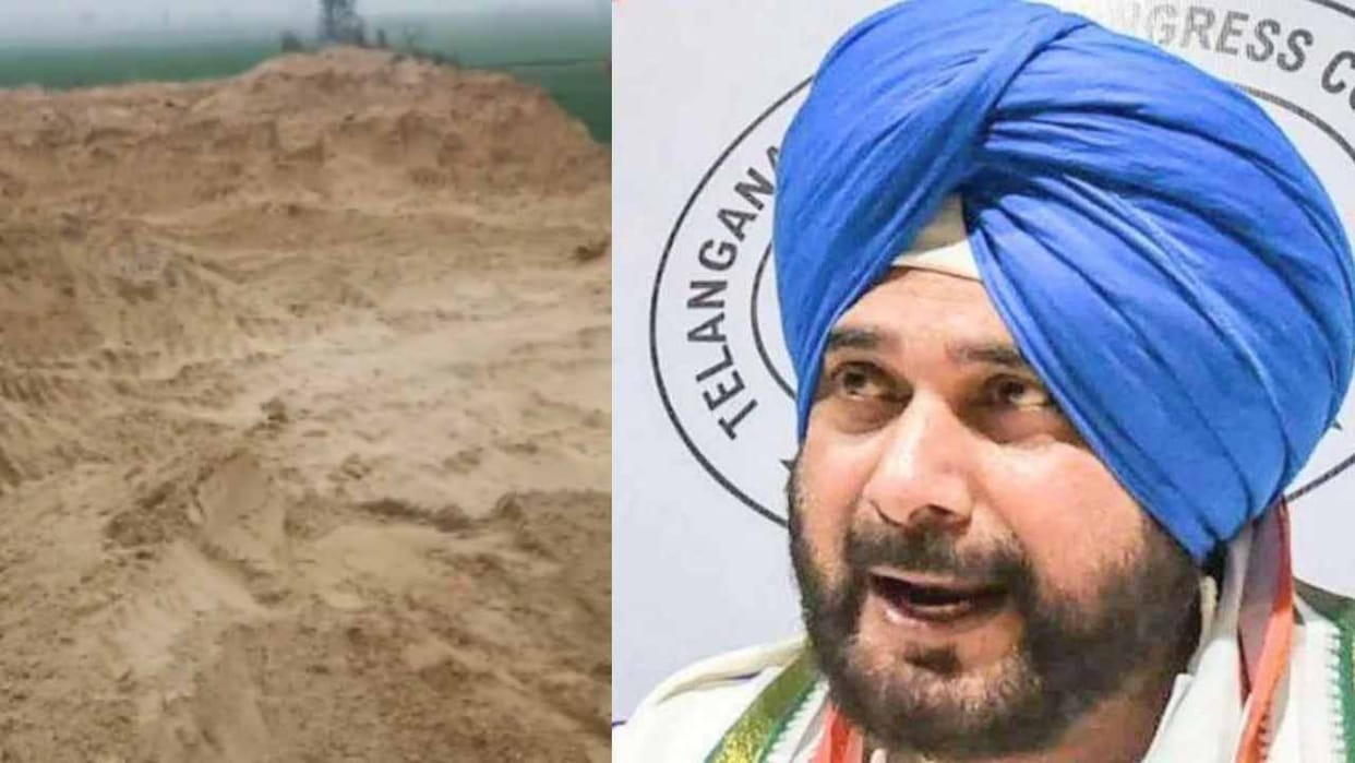Navjot Singh Sidhu shared video of illegal mining