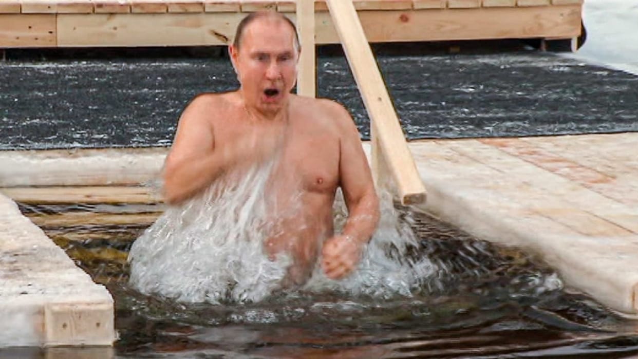 VIRAL VIDEO: Putin takes dip in icy waters know the Here's why