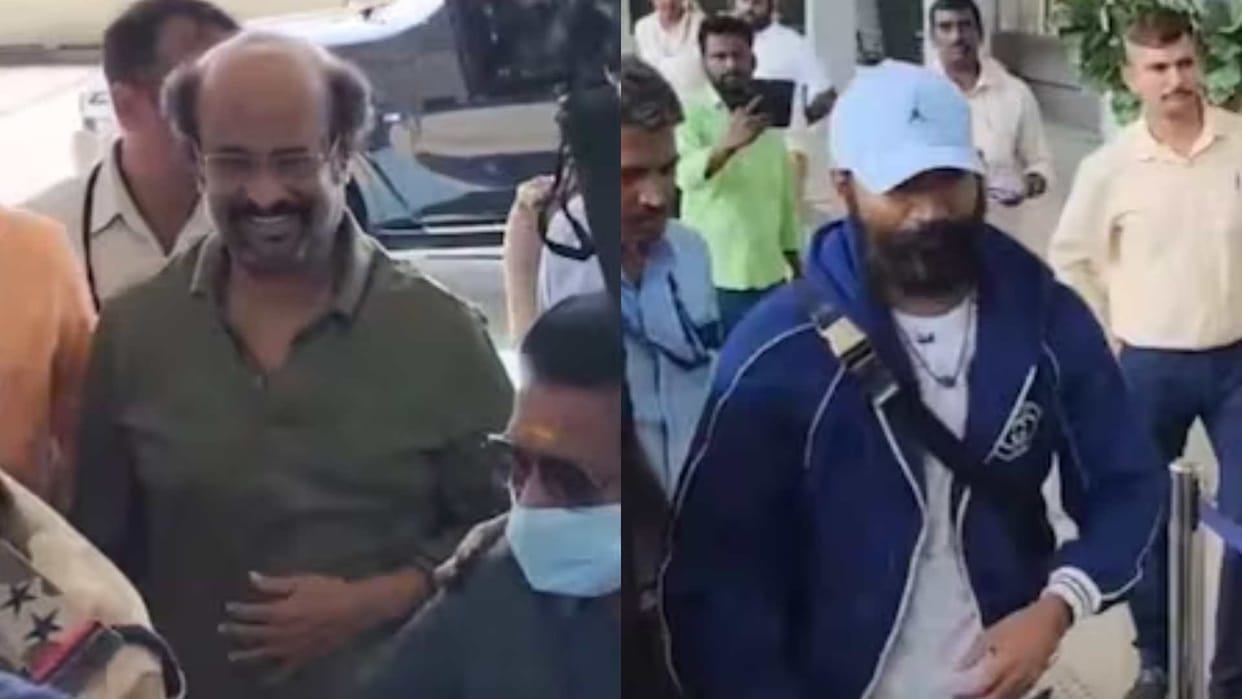 Rajinikanth and Dhanush shefali shah Stars start reaching Ayodhya to participate in ram mandir Pran Pratishtha