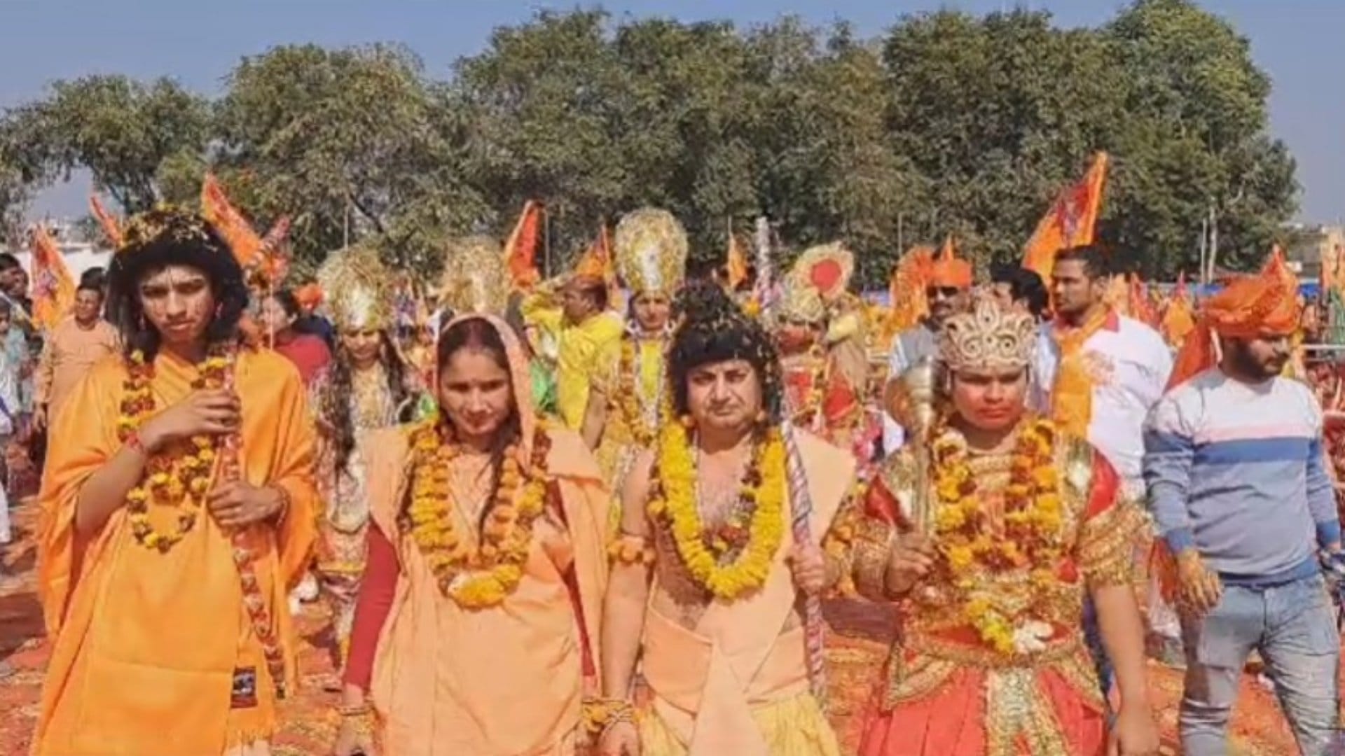 Rajasthan: 496 children dressed as Ram participated in procession in Dausa, echoes of Jai Shri Ram were raised