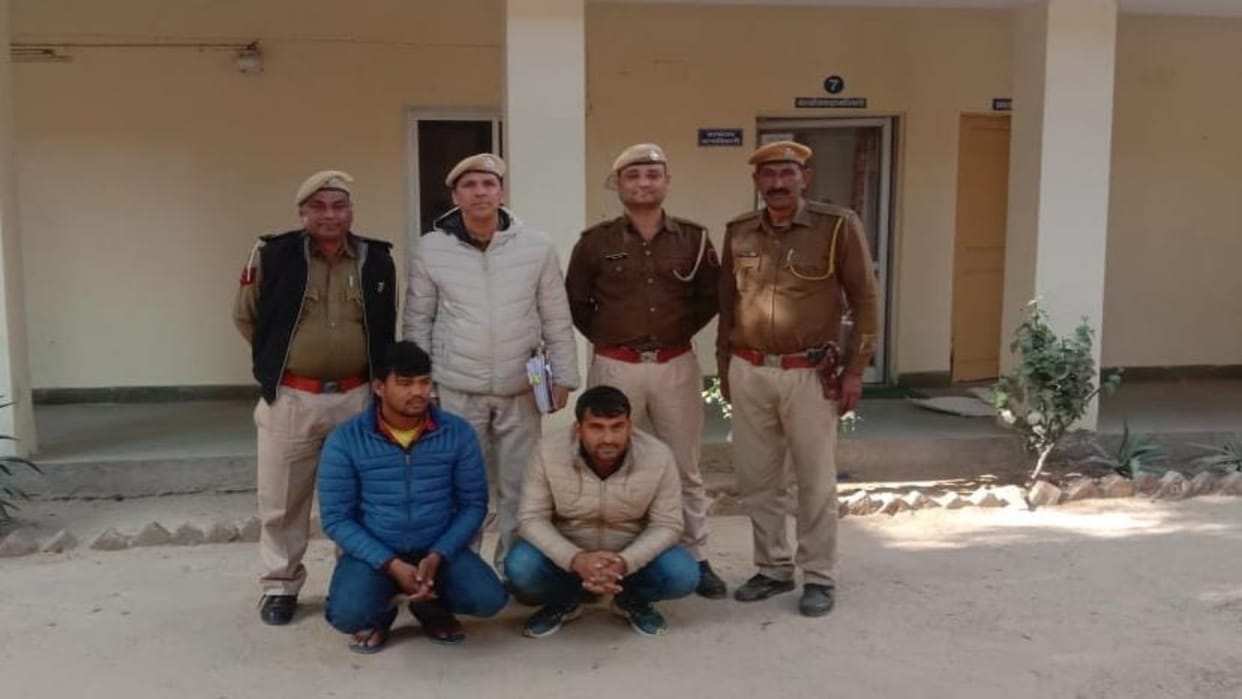 Rajasthan Crime: Absconding accused arrested by police, 7 including two rewarded criminals arrested