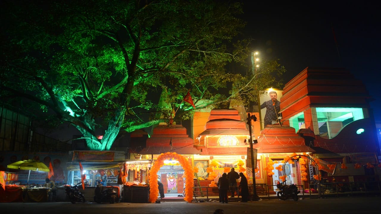 Grand decoration in the temples of Bareilly on occasion of ram mandir pran pratishtha