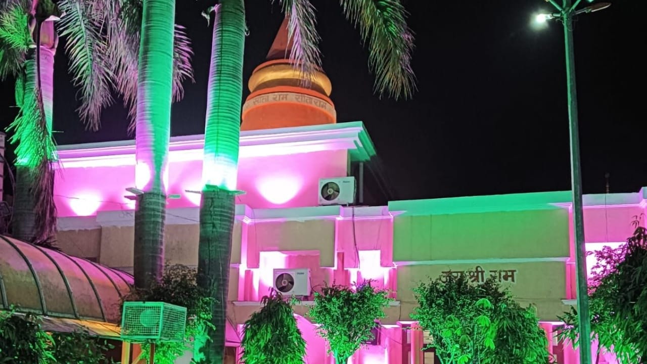 Grand decoration in the temples of Bareilly on occasion of ram mandir pran pratishtha