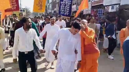 Atmosphere of enthusiasm for consecration of Ram temple in Guna