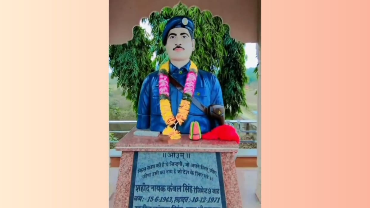 Gate of martyr memorial of Ritauli village stolen