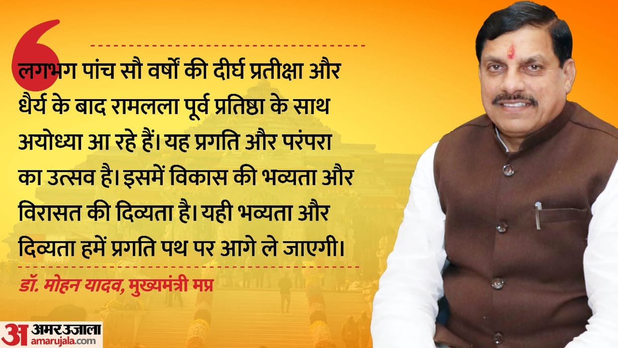 Madhya Pradesh CM's article, the restoration of the country's self-respect is the life of Shri Ram Lalla.