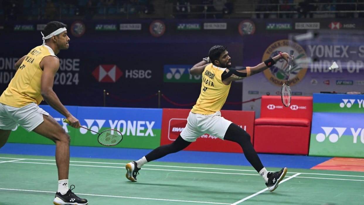 India Open Badminton 2024 Final Satwiksairaj Rankireddy Chirag Shetty loses in mens doubles final
