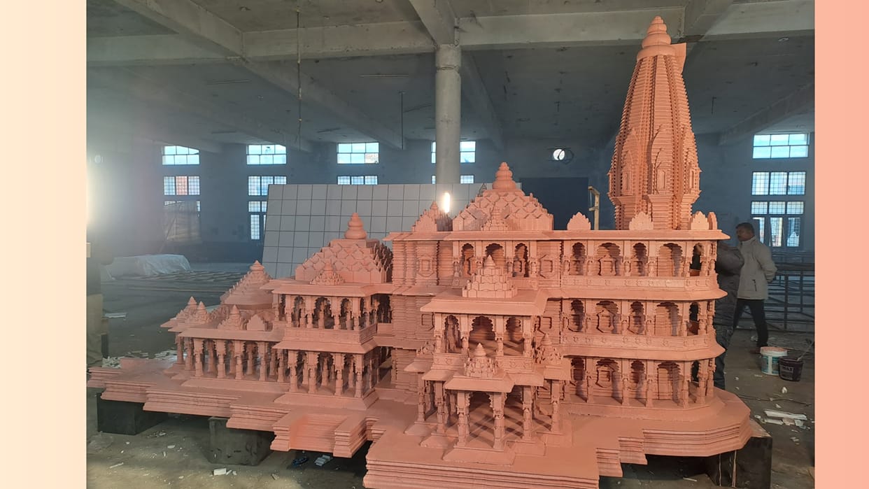Haryana: Industrial city Panipat decorated for the grand procession of Shri Ram