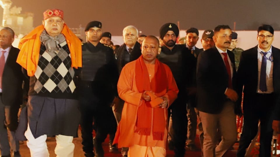 Ayodhya Ram Mandir Chief Minister Yogi Adityanath took stock of preparations in Ram temple