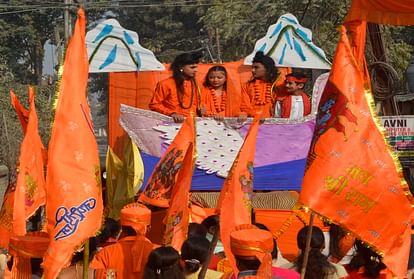 Ayodhya Ram Mandir: CM Dhami recited chapters of Ramcharitmanas enthusiasm in Uttarakhand Bhajan Shobha Yatra