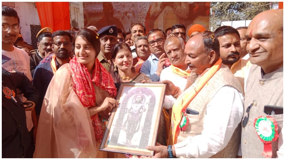 Abhinandan Yatra taken out after the consecration of Ram Lalla in Sirohi