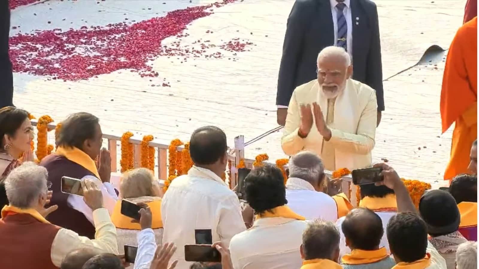 Ayodhya Ram Temple: PM Narendra Modi praises labourers working for Ram temple.