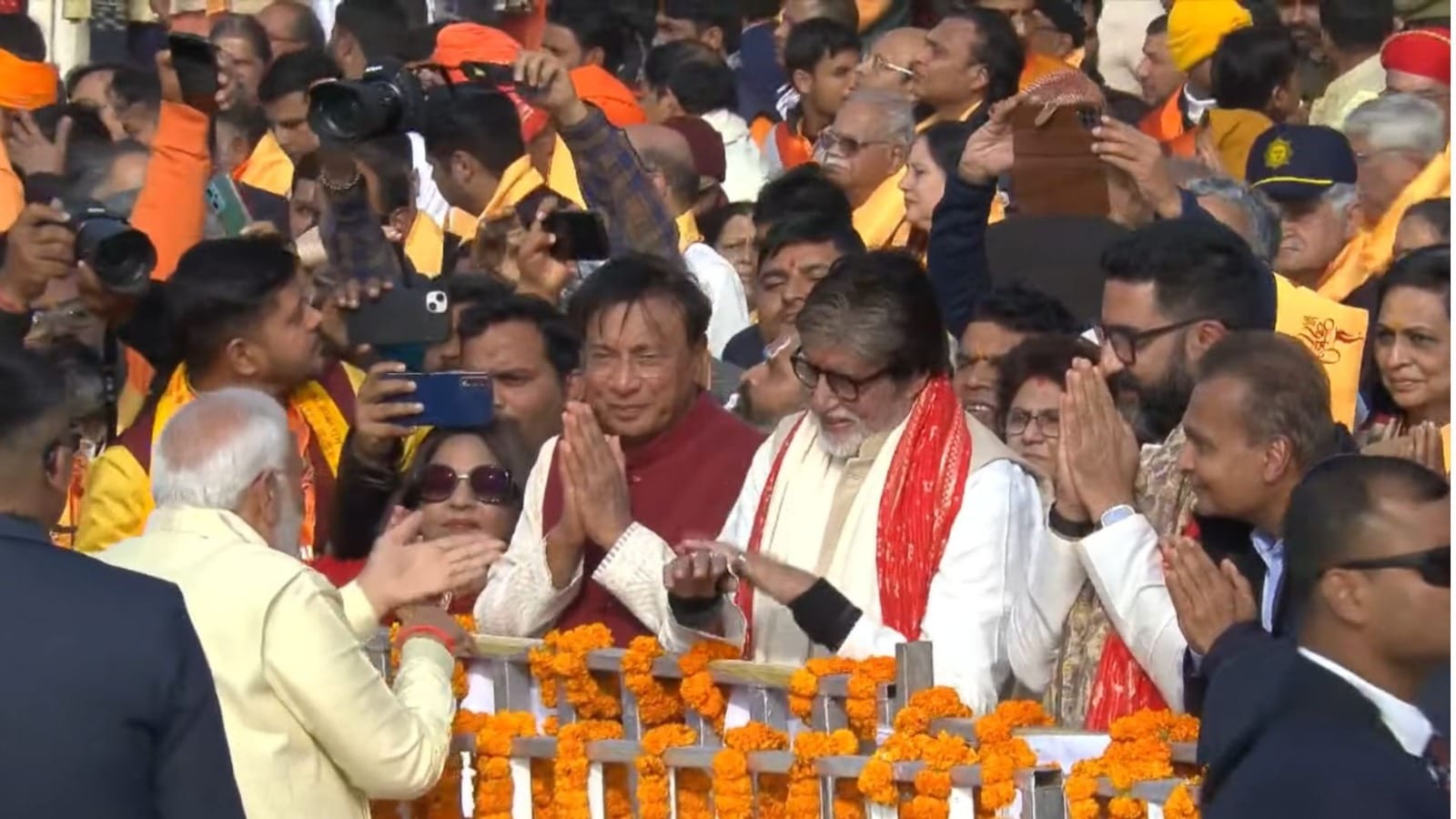 Ayodhya: PM Modi inquires about the well-being of guests who arrived during Pran Pratishtha, meets Nita, Sumit