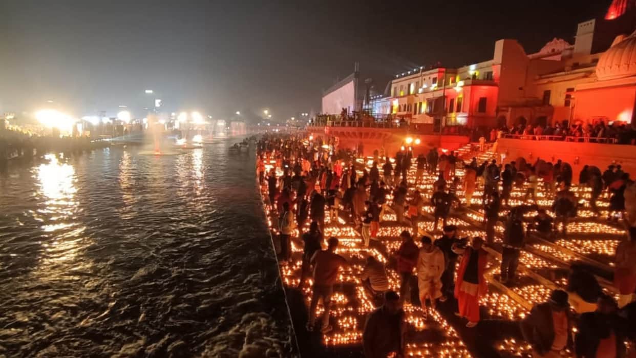 Ayodhya Ram Temple: Diwali celebration in AYodhya.