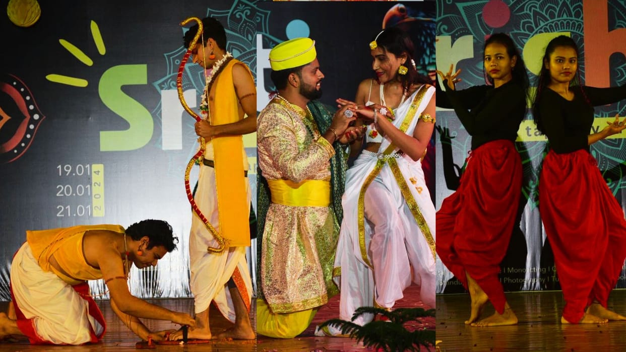 Ramayan glimpse seen on ramp walk in Srishti 2024 of BHU