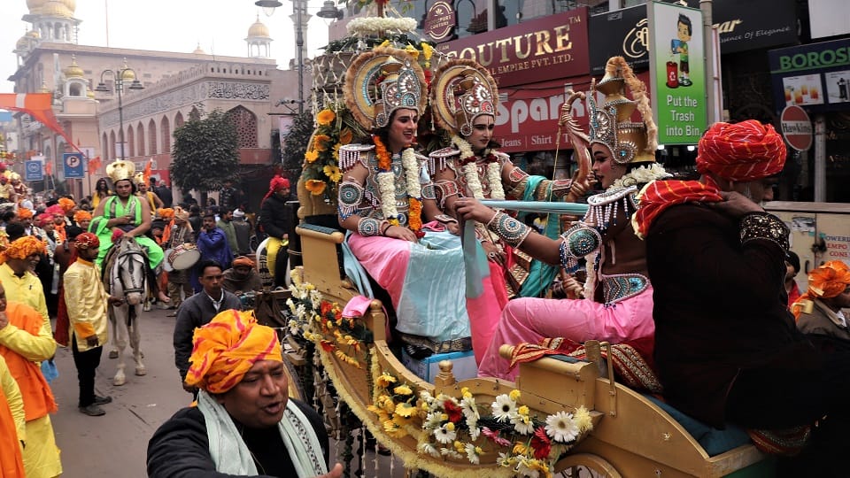 Ayodhya Ram Pran Pratishtha Celebrations in Delhi Devotees Happy With Procession And Sunderkand Recitation