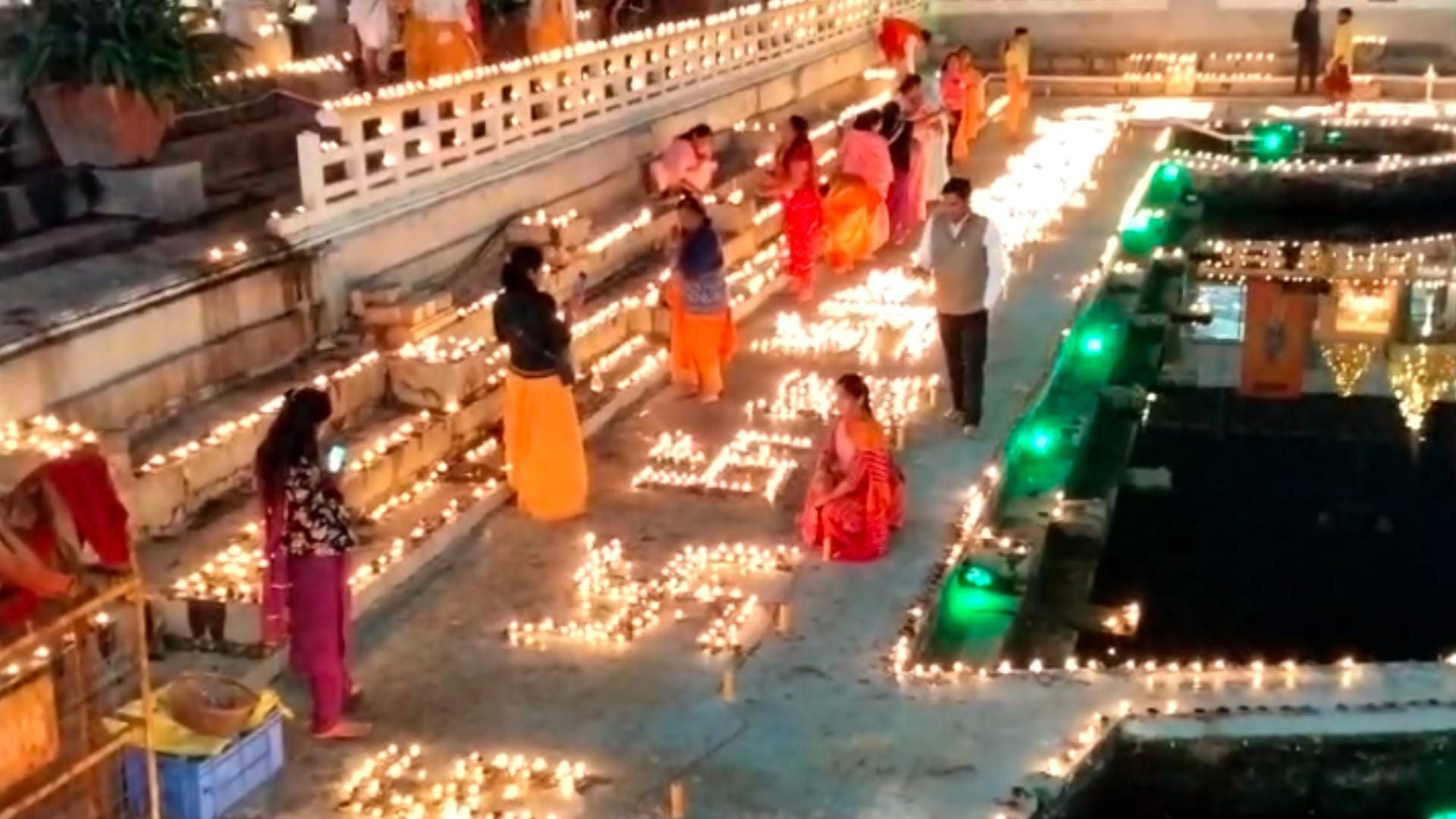 Ayodhya Ram Mandir: 'Jai Shri Ram' in courtyard of Baba Mahakal, temple complex decorated with one lakh lamps
