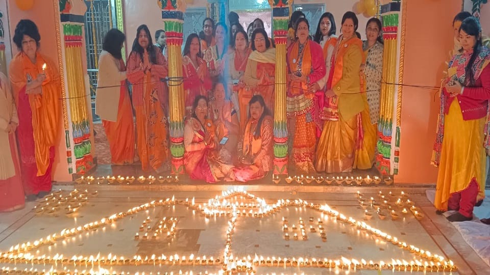 Uttarakhand shining in the light of lamps on the occasion on ramlala pran pratishtha